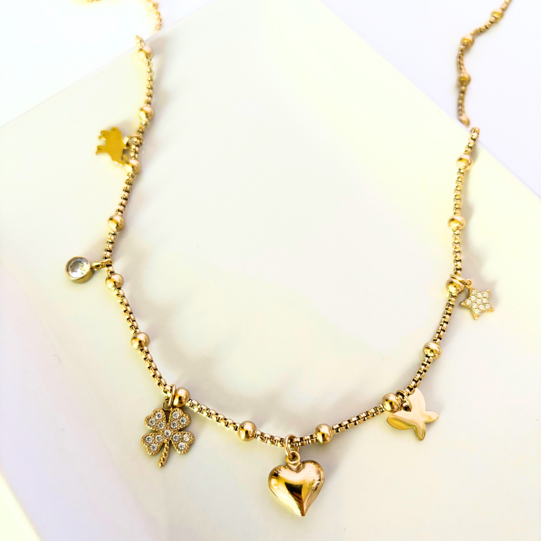 Collana Charmina con sonaglio