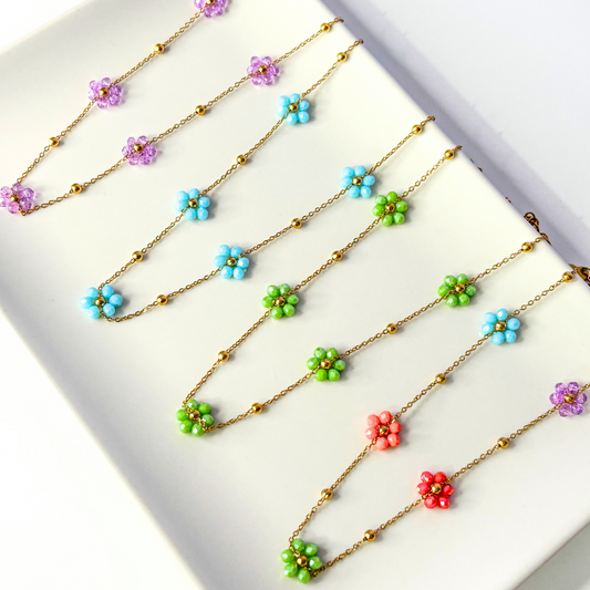Choker Daisy Gold